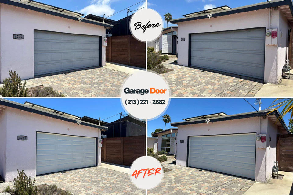 Before and after: garage door repair Windsor, PA